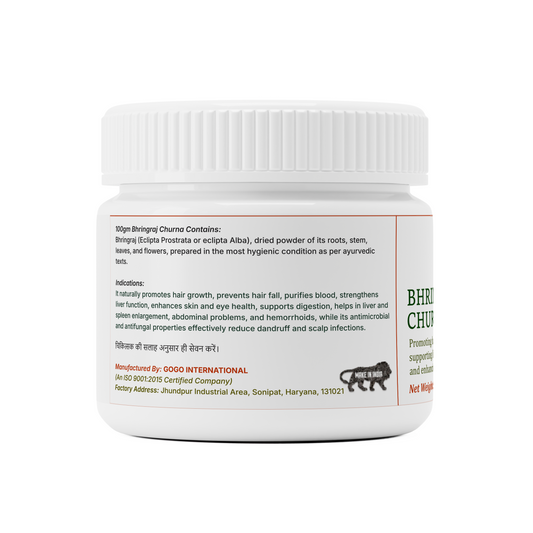 Bhringraj Churna 100gm Herbal Supplement | Ayurvedic Wellness by BV Life