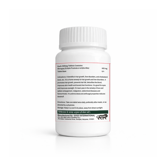 Bhringraj 60 Tab Herbal Supplement | Ayurvedic Wellness by BV Life